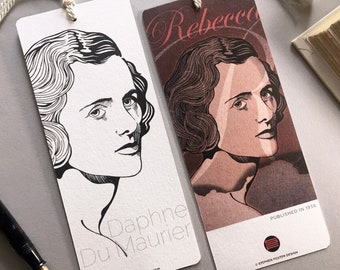 Rebecca Bookmark Daphne Du Maurier Author Portrait