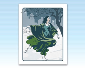 Winter in New York, Art Print, Wall Hanging