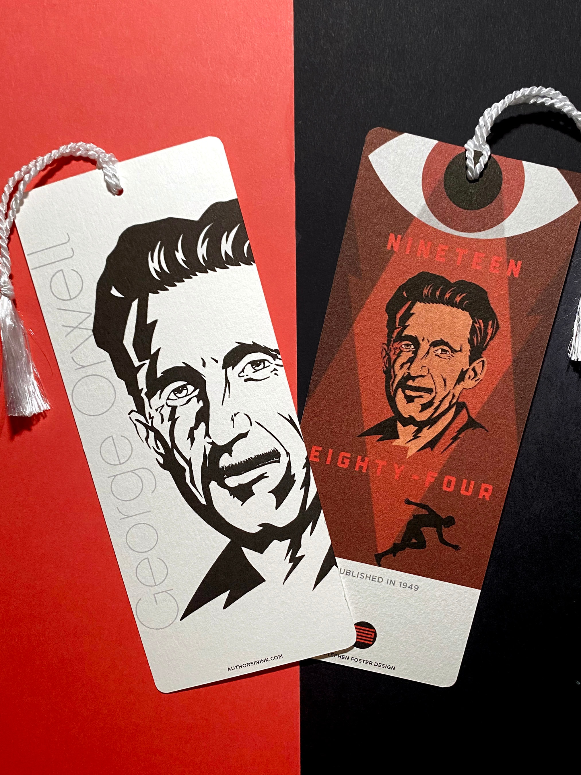George Orwell '1984' Bookmark: Illustrated Sci-fi Dystopian Novel