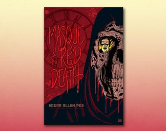 Edgar Allan Poe Original Art Print, Horror Poster, Wall Hanging