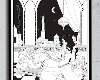 Arabian Nights Scheherazade Art Print Download
