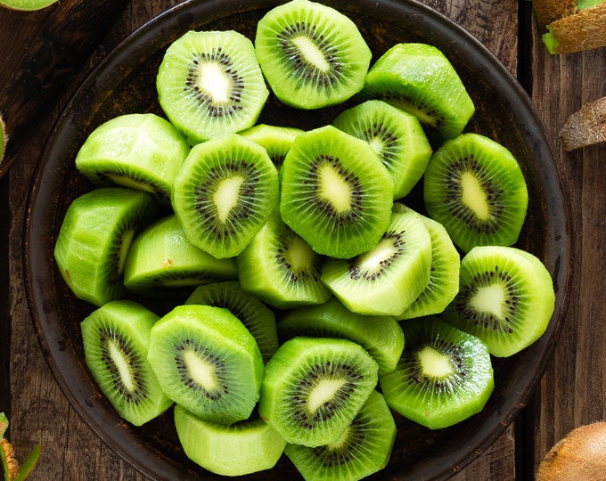 Freeze Dried Kiwi Halves Slices Fruit Etsy