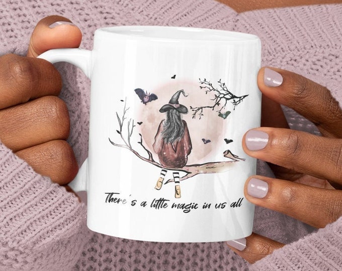 Personalized Witch In Us All Mug, Witchy Mug, Witch Gift, Halloween Mug, Funny Coffee Mug, Personalized Gift, Cute Witchcraft Mug