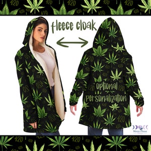  420 Weed Cannabis Fleece Throw Blanket 50 x 60 : Home &  Kitchen