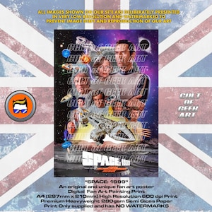 Space: 1999 - Gerry Anderson - Fan Art Painting Poster Print