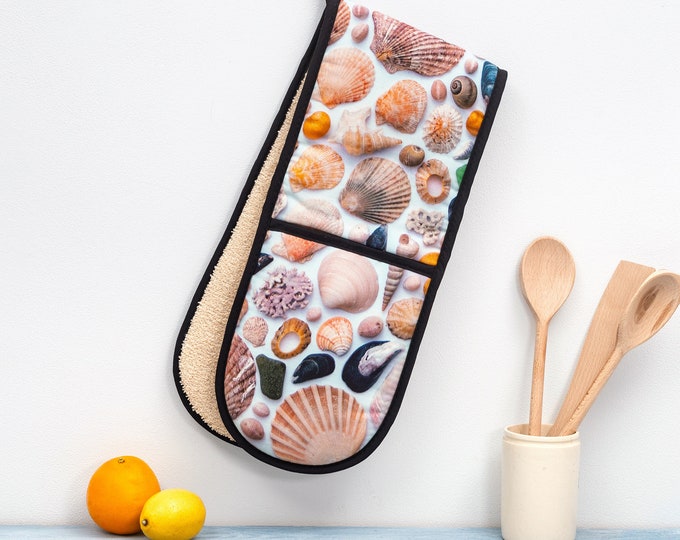 Multi Coloured Shell Oven Gloves
