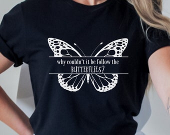Follow the Butterflies Shirt: Wizard Bookish Tee