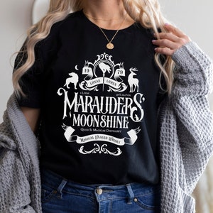 Marauders Moonshine Tshirt, Magic Shirt, Marauders, Pottery Shirt, Bookish Shirt, our Moony, Wolfstar, Remus Lupin, ATYD,all the young dudes