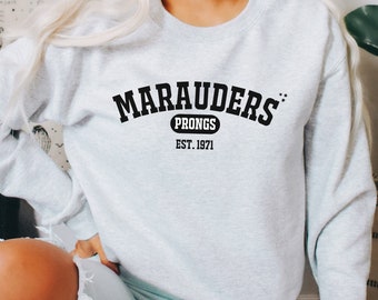 Marauders Prongs Sweatshirt: Bookish Crewneck