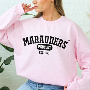Marauders College Padfoot Sweatshirt, Marauders Crewneck, Harry Pottery Sweatshirt, ATYD, Sirius, Padfoot Sweatshirt, Bookish, Pottery Gift
