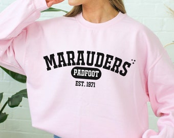 Marauders Padfoot Crewneck Sweatshirt: Bookish Gift