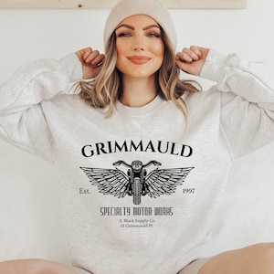 Grimmauld Specialty Motorworks Sweatshirt, Marauders Crewneck, Wizarding Shirt, Magic, ATYD, All the Young Dudes, Bookish, book lover gift