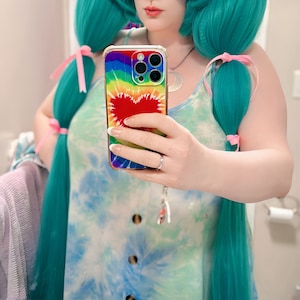 Custom Made: Singing Vocal Miku Inspired Wig