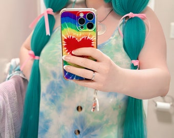 Custom Made: Singing Vocal Miku Inspired Wig