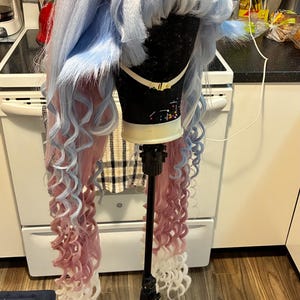 Custom: Leeky Voca-looid Snow Miku Wig