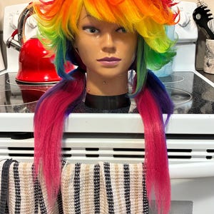 Rainbow Pride, Rainbow Wig, Rainbow Dash Wig
