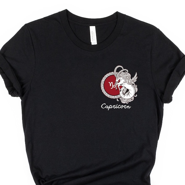 Capricorn Shirt, Zodiac Sign T Shirt, Capricorn Birthday, Capricorn Gift Shirt, Horoscope Shirt, Capricorn Women Tee, Astrology Shirt