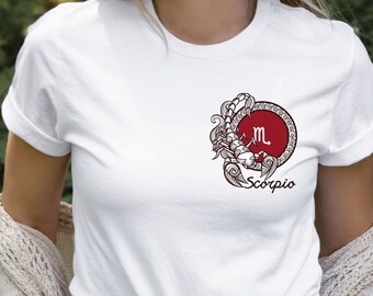 Scorpio Shirt, Zodiac Sign T Shirt, Scorpio Birthday, Scorpio Gift Shirt, Horoscope Shirt, Scorpio Women Tee, Astrology Shirt, Scorpio AF