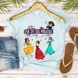 Dia De Los Muertos Tshirt, Day Of The Dead Shirt, Sugar Skull Shirt, La Catrina Tee, Mexican Halloween Top afbeelding 5