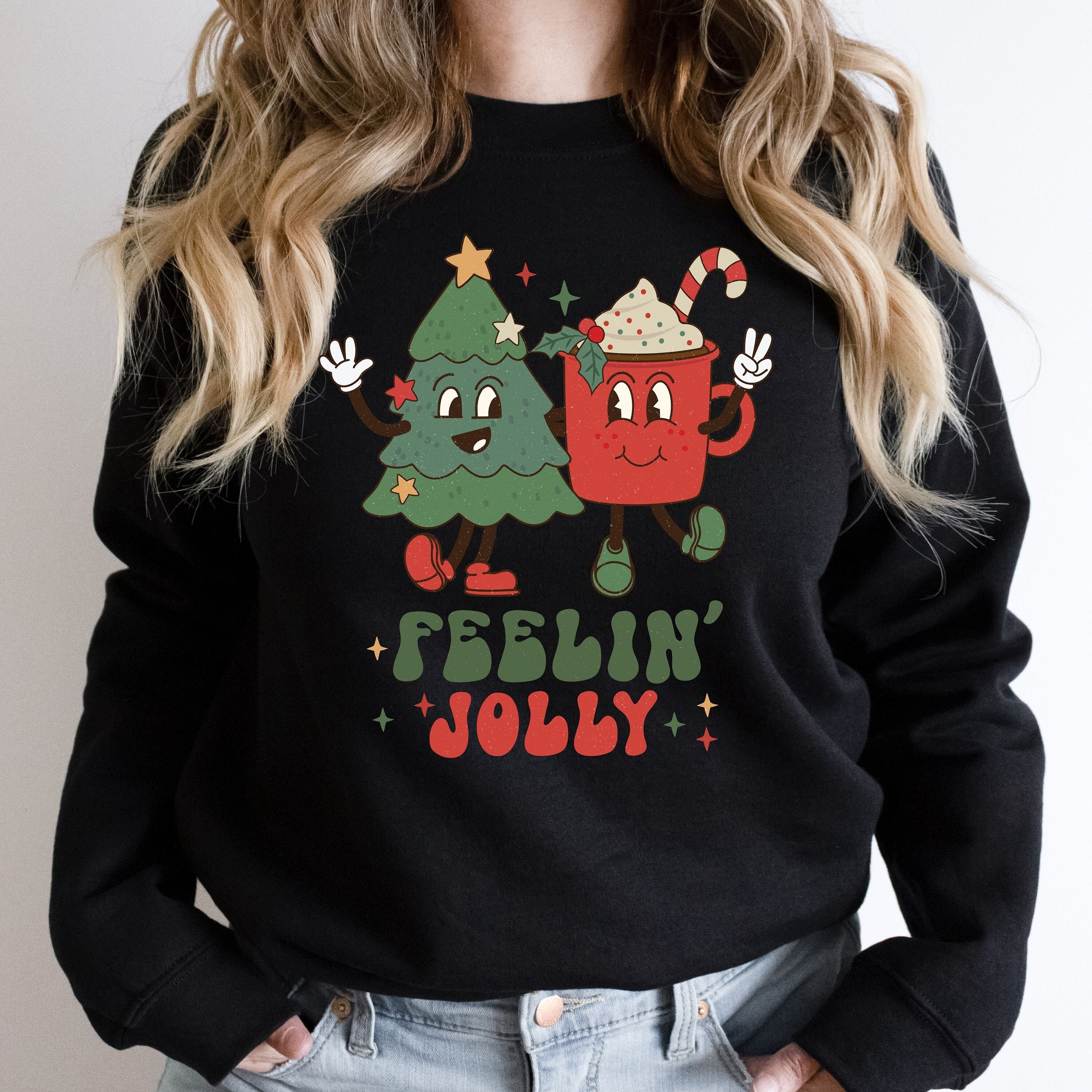 Preppy Christmas Sweatshirt, Trendy Xmas Hoodie, Funny Christmas Hoodie, Holiday Sweatshirt, Gifts for Her, Preppy Gifts Hoodie