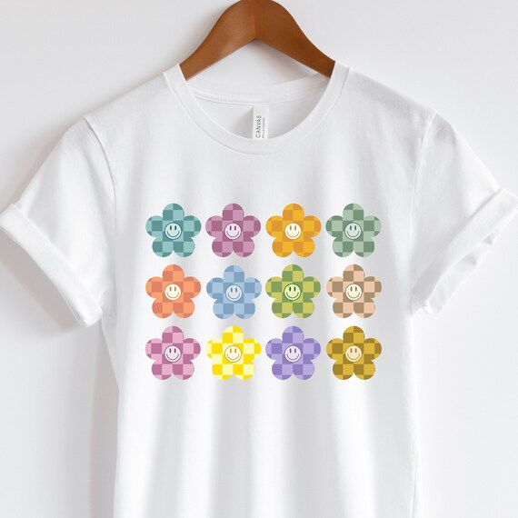 Daisy Smiley Shirt Daisy Happy Face 