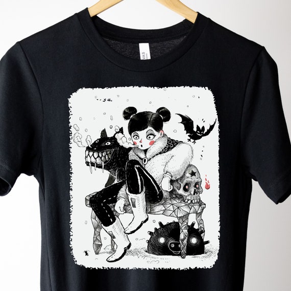 Y2k Aesthetic Grunge Goth T-shirt Tee Female Clothing Y2k Graphic Print  Harajuku