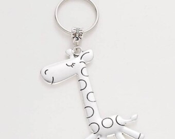 Retro Giraffe Metal Keychain Key Ring Accessories Bag Pendant Gift Present Retro Giraffe Metal Keychain Key Ring Accessories Bag Pendant Gift Present