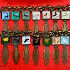 Fitz & The Fool Tawny Man geïnspireerd &quot;Wit Beast&quot; Cabochon Bookmark (Fitz Farseer Buckeep Chade Burrich Kettricken Fool) Robin Hobb