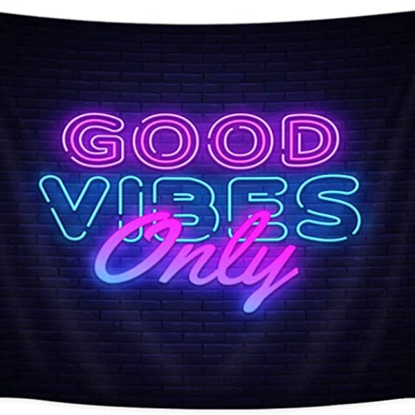 Good Vibes Only Wall Hanging Etsy