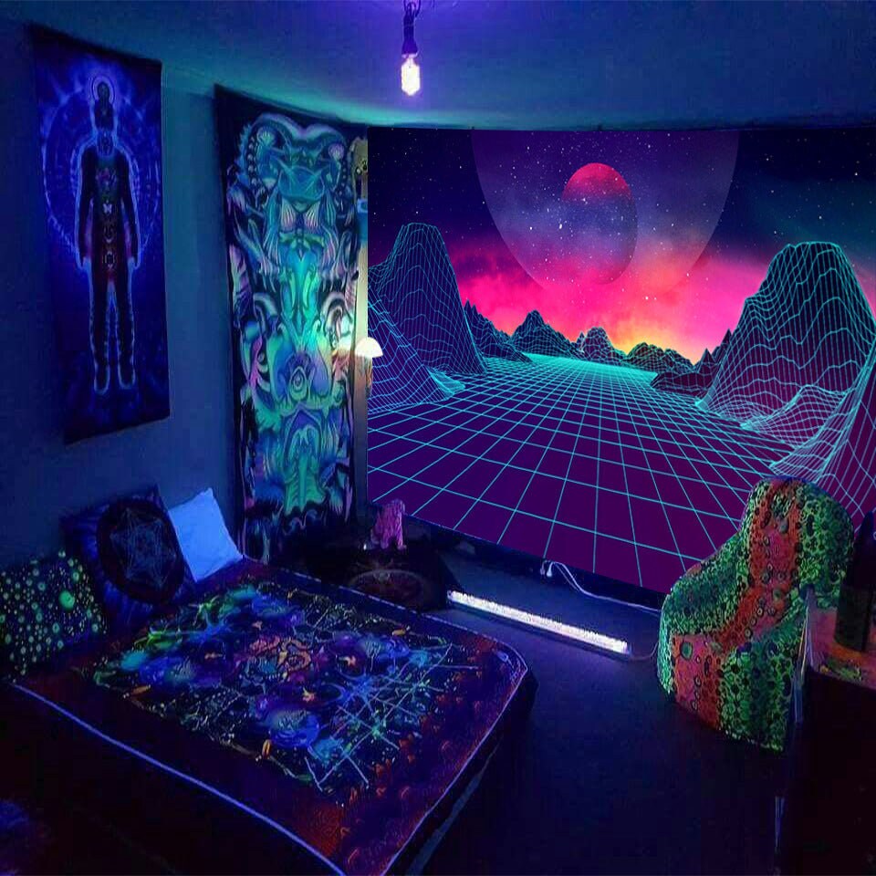 Neon sign tapestry sale