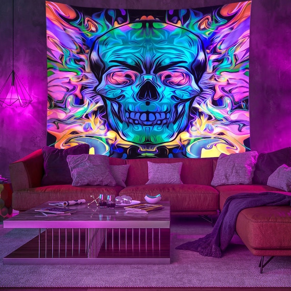 Fluorescent, Neon, UV Black Light Paint for Interior, Wall Painting,  Premium Quality 
