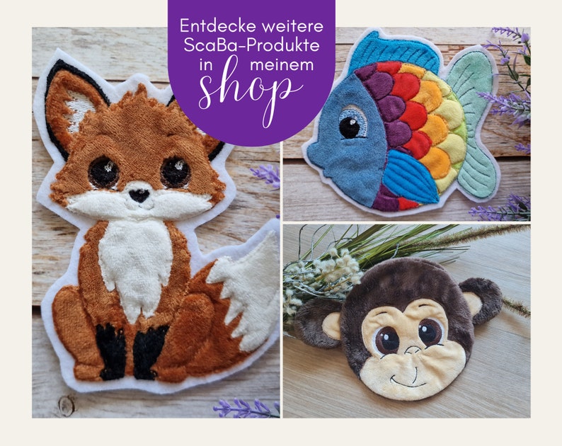 Handmade children's sweater with embroidered cuddly fox available in many colors image 7