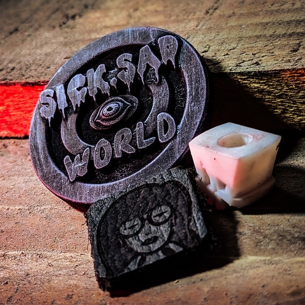 Sick Sad Worry Coin (humo NEGRO) / Daria Patch / Skull Bead ---- MTV / Retro / 90s / Sick Sad World