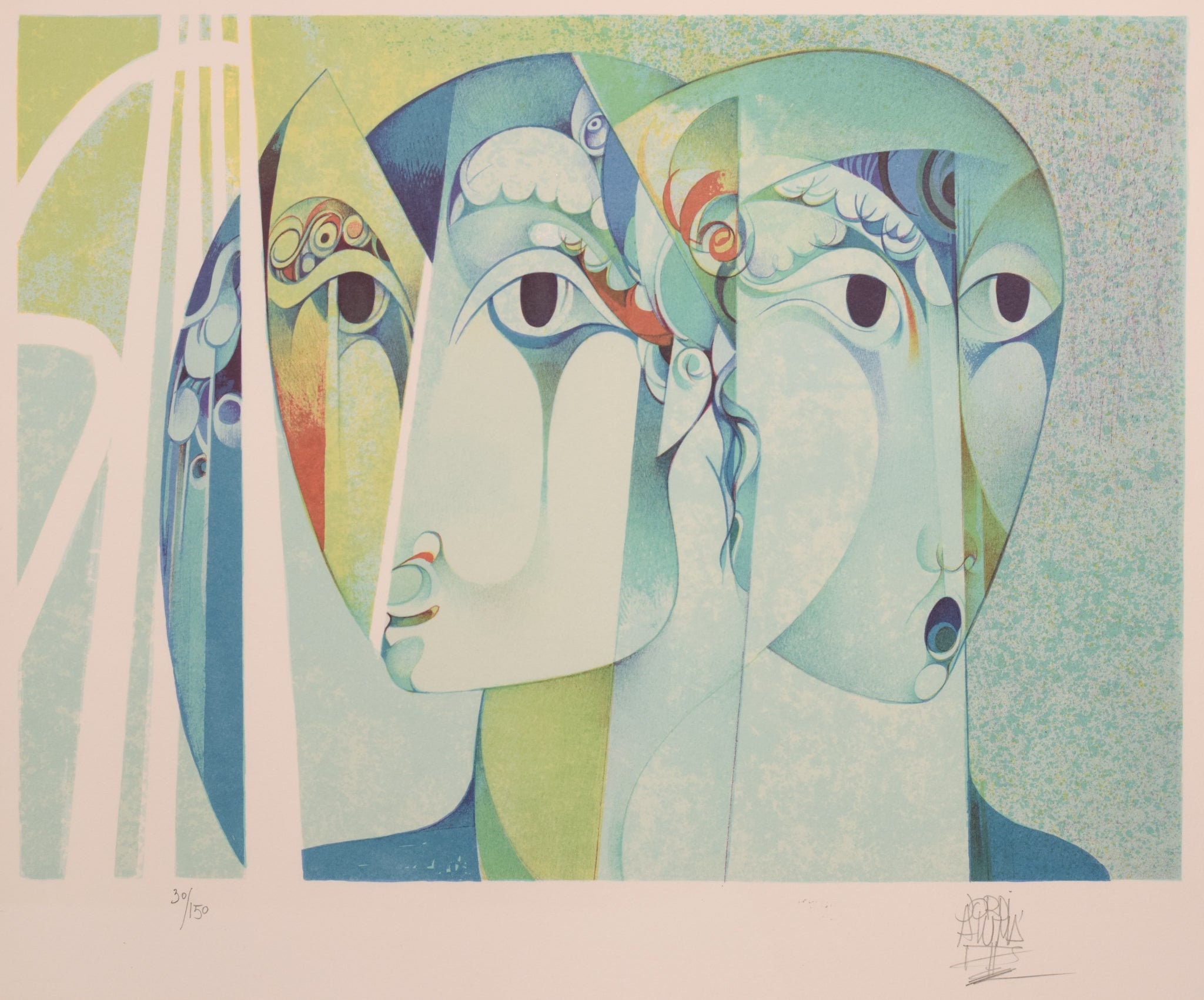 Mid century, Jordi Aluma Masvidal - 'Man and Woman on the Highway'