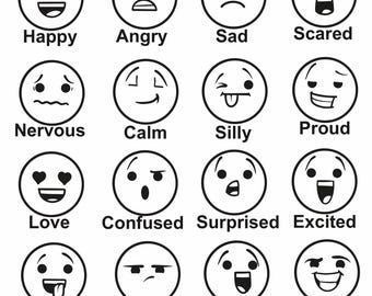 Feelings Chart | Children's Mental Health | Printable Counseling Activities