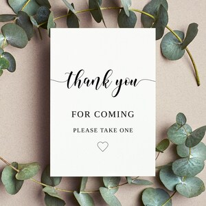 Tarjeta de agradecimiento de boda, nota de agradecimiento de boda, tarjeta de agradecimiento de mesa, plantilla de carta de agradecimiento, imprimible, descarga instantánea