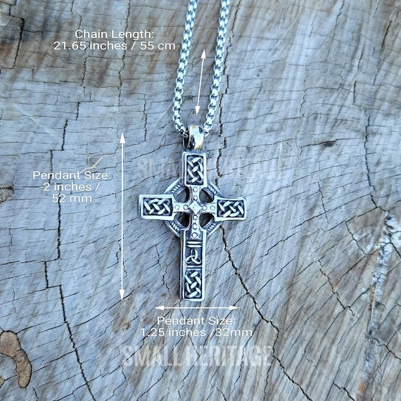 Mens western shop cross pendant