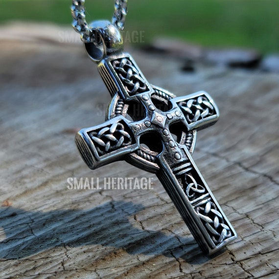 Axe Cross Pendant Necklace / Viking Amulet Helmet Jewelry / Included G –  YVDdesign
