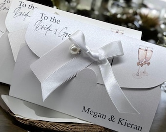 Personalised Wedding Gift Wallet For Money/Card/Voucher, wedding gift, gift for bride and groom, Gifting wallet, Wedding Gift wrap, Card