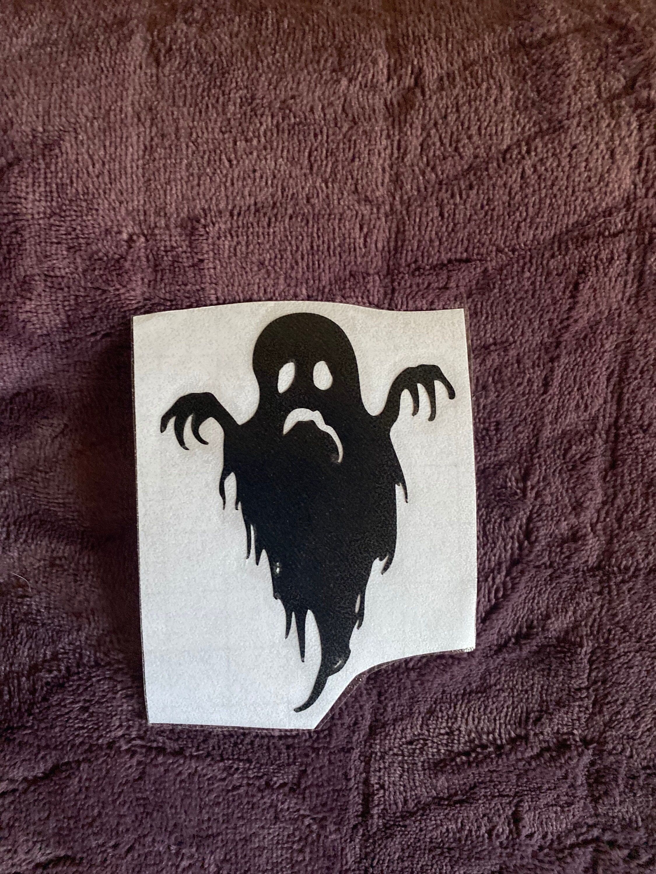 Creepy Ghost Vinyl Decal Etsy
