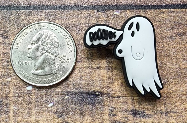 Ghost Croc Charms Ghost Jibbitz Halloween Croc Charms Etsy