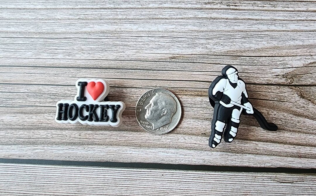Hockey Croc Charms Etsy