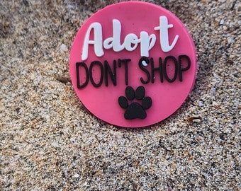 Adopt Don't Shop Shoe Charm