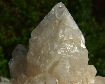 Amazing Love Star Quartz, cristal de alcachofa, fantasmas blancos, Ivato, Madagascar, 388 gramos