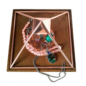 Meru Pyramid Handmade Copper Pyramid with activated Shri Yantra, Charging, Energizing, Feng Shui, Meditation etc. image 7