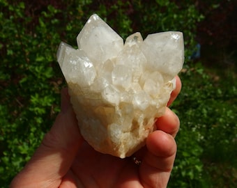 Enchanting Lovestar Quartz, White Phantoms, Madagascar, 225 gramos