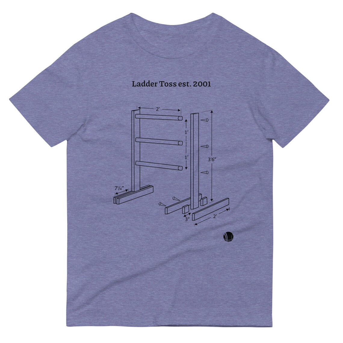 Ladder Toss Dimensions Etsy