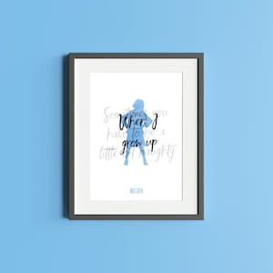 Matilda - Musical Quote Print - Double Quote