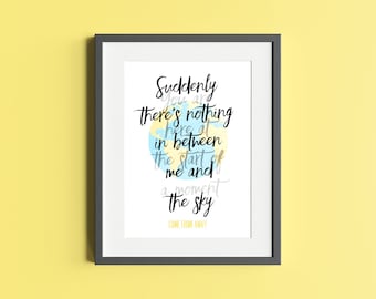 Come From Away - Musical Theatre Quote Print - Double Quote
