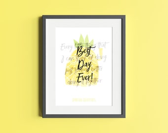 SpongeBob - Musical Quote Print - Double Quote